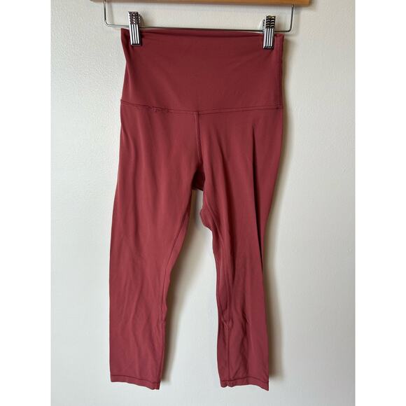 Lululemon Align Crop *21" Size 2 FLAWS - Picture 2 of 7